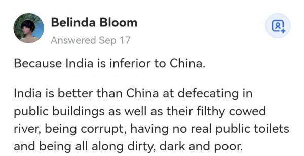 印度網友在美版知乎提問：為什麼中國人不承認印度更好？