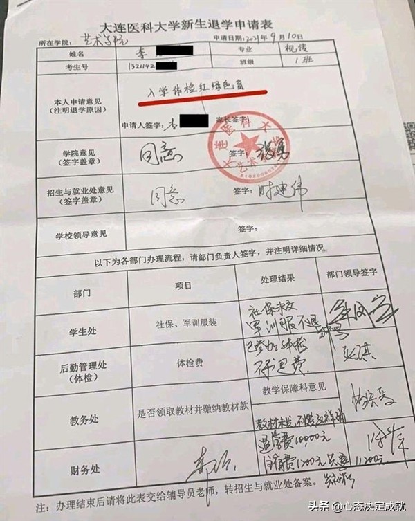 兩次檢查結果不一致，大學的失誤差點讓一個孩子沒大學上