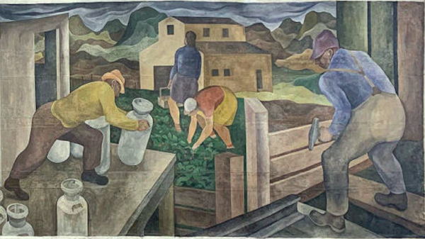 美國男子家中農場有一塊布,以為是防水用的,後來發現是幅名畫 美國男子家中農場有一塊布,以為是防水用的,後來發現是幅名畫