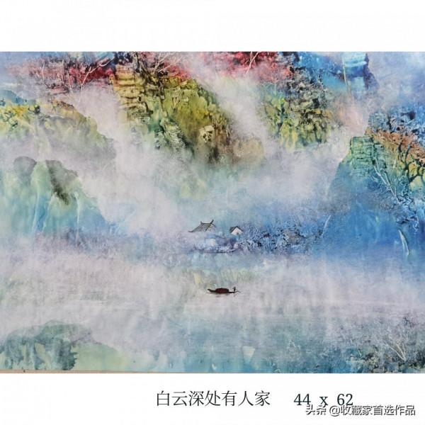 著名畫家張嵩平作品展銷