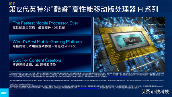Intel 12代酷睿H深入解讀：遊戲本變天！Evo也不一樣了