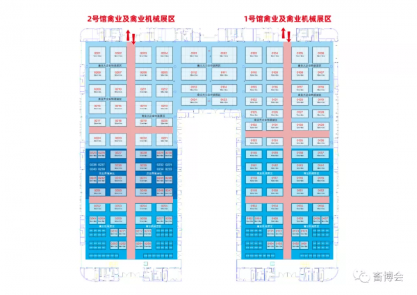 2022畜博會展區展點陣圖公佈