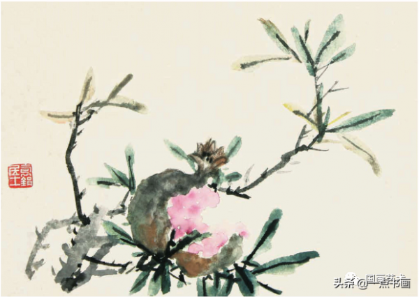 吳待秋 花卉冊頁欣賞 吳待秋 花卉冊頁欣賞