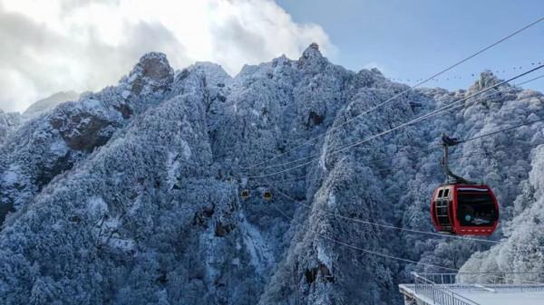 來道教名山老君山看看雪，睹一下盛世美顏
