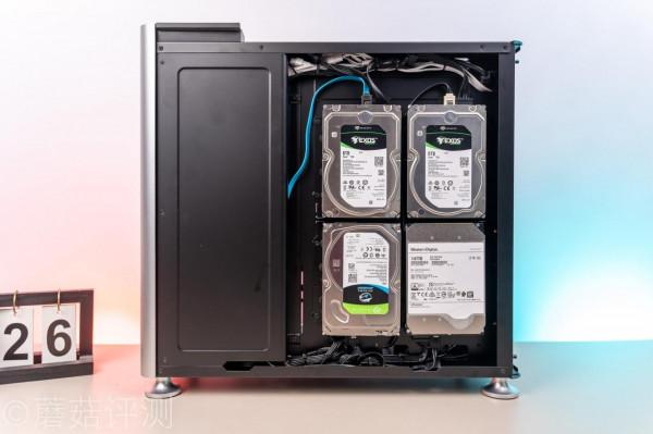 艱難加裝機械硬碟的後續、我給喬思伯I400機箱內塞了四塊硬碟
