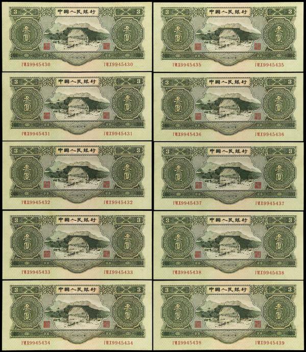 誠軒21秋拍錢幣丨故紙繁花：紙幣精品點萃