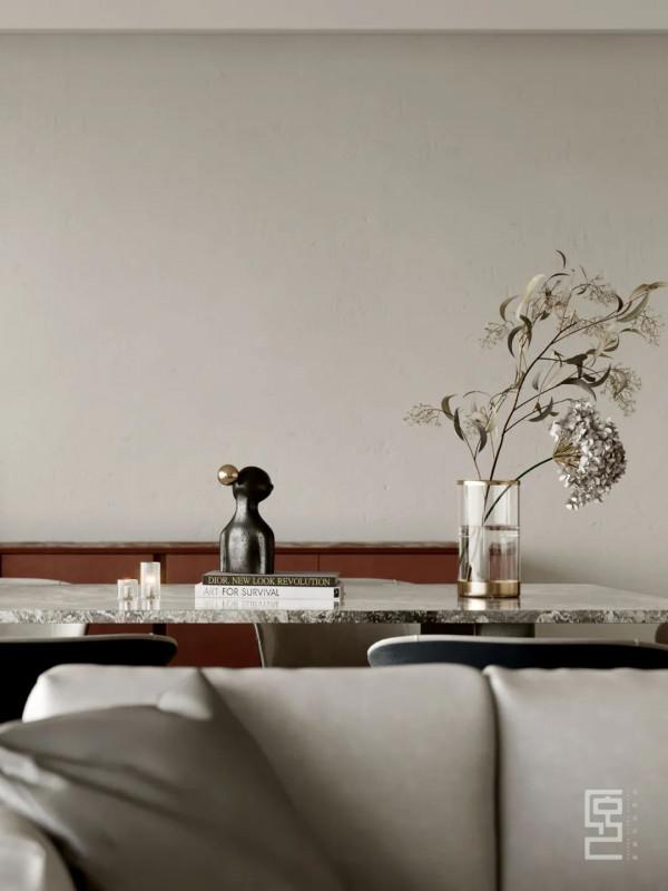 158㎡高階灰現代簡約風，輕鬆營造輕奢質感，少既是多的美感