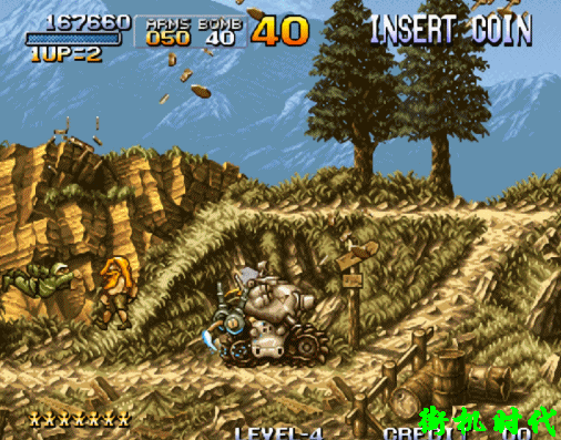 《合金彈頭》腦袋一熱將坦克扔了出去,爆炸威力卻超乎想象 《合金彈頭》腦袋一熱將坦克扔了出去,爆炸威力卻超乎想象