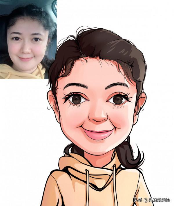 2021年畫的人物肖像漫畫作品精選