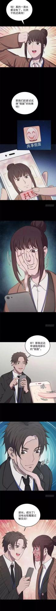 人性漫畫：《共享假面》你願意跟別人共享你的臉嗎