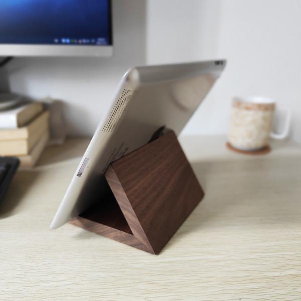 實木平板電腦支架手機托架子桌面上懶人木質頭制支撐穩ipad繪畫畫