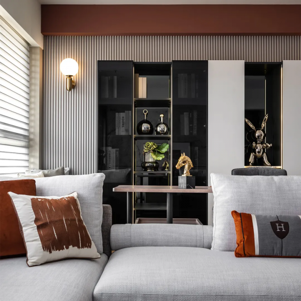 97㎡輕奢風兩居室，低調內斂，高雅時尚