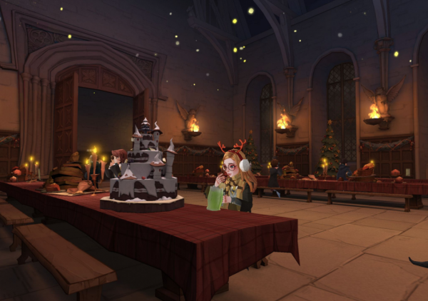 哈利波特手遊細節刻畫有多牛，聖誕樹都有小彩蛋，玩家：破防了