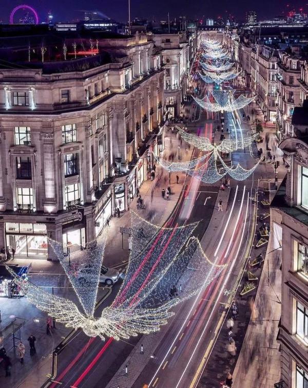 聖誕節倫敦迷人燈飾，讓人留連忘返