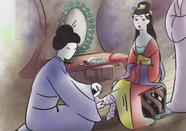 水墨風動畫《裹腳少女》，被束縛的不僅是腳，還有嚮往自由的靈魂