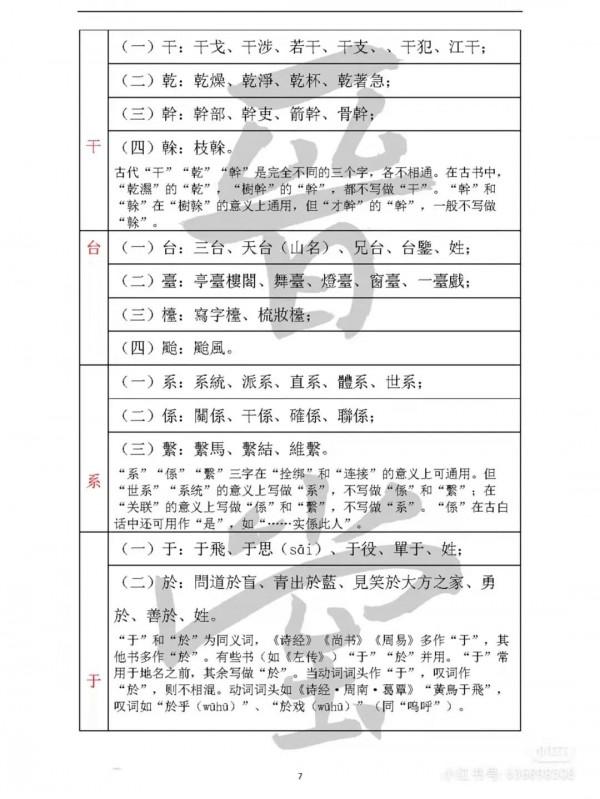 書法繁簡字對照整理（建議收藏）