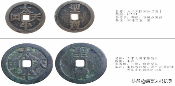 清朝起義軍錢幣（一）——太平天國