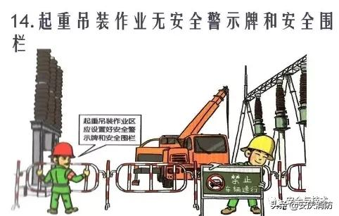 最新安全生產百錯圖及漫畫！（收藏學習）