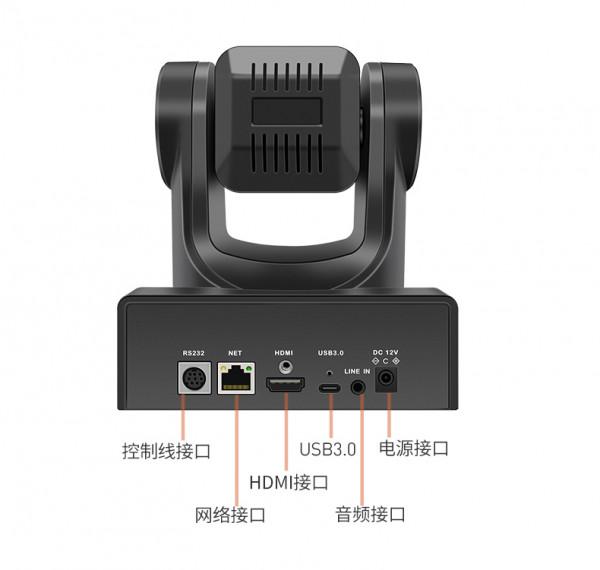 Rocware RC26 高畫質視訊會議攝像機 12倍光學變焦可支援NDI協議