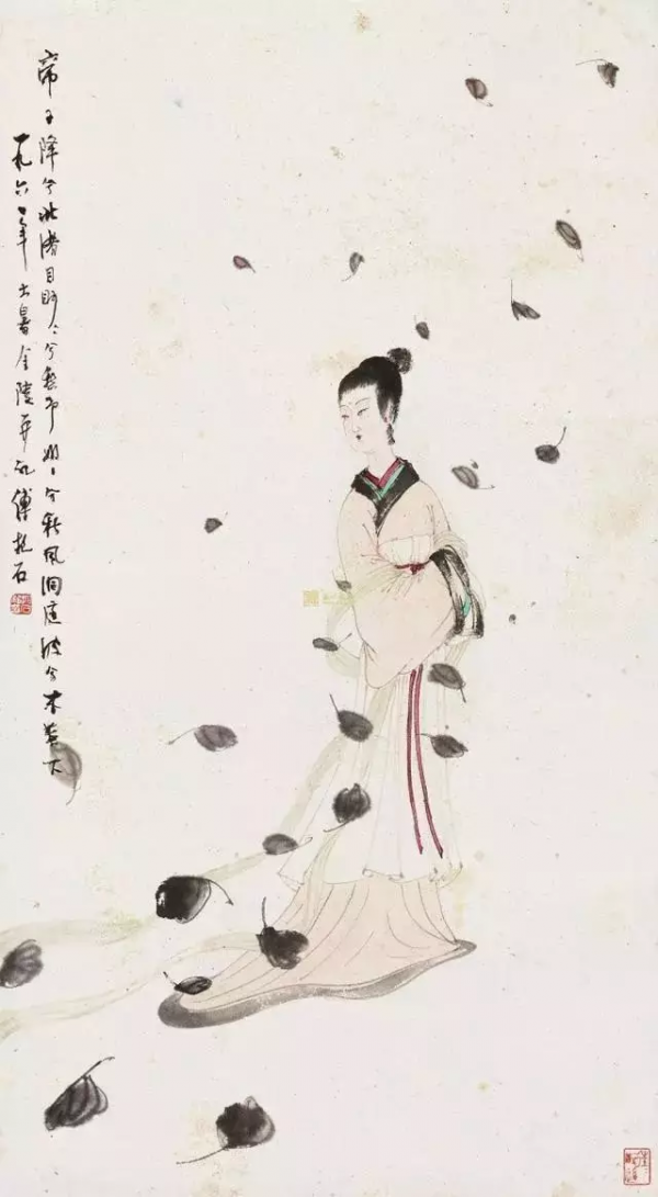 近代大師傅抱石作品欣賞