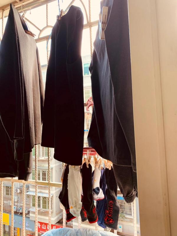 今天陽臺曬滿滿的