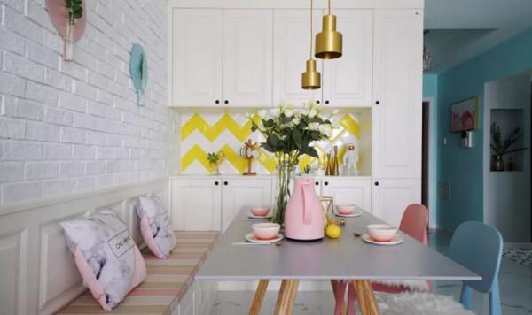 混搭風格搭配少女粉，多元化衝擊打造清新文藝小窩