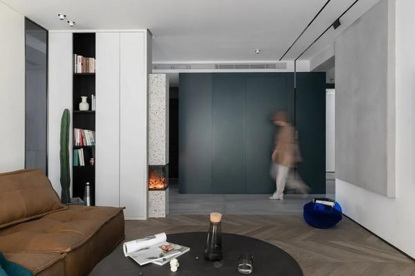 140㎡現代極簡，沒有繁雜的設計，樸素的元素，營造低調高階感