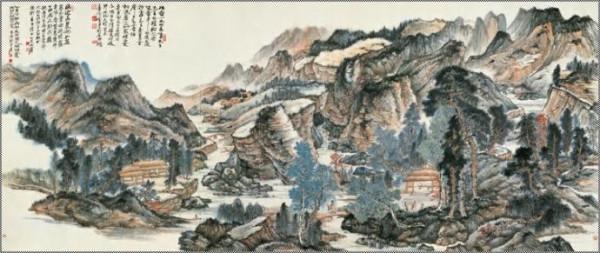 張大千賣假畫，被富商女兒識破，張大千反而“撩”到她