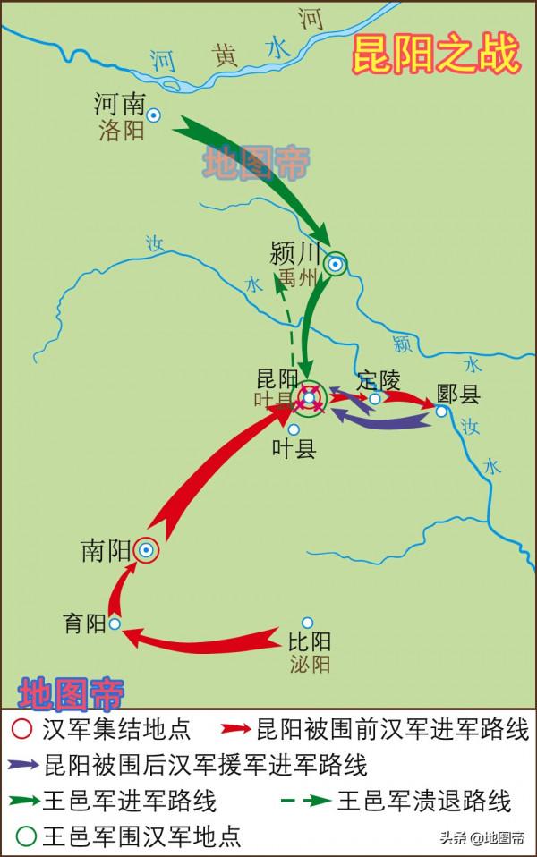 昆陽大戰，劉秀兵力不到2萬，為何能打贏王莽42萬人？