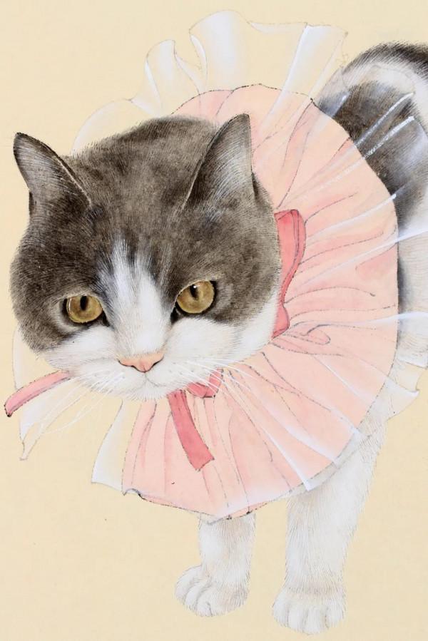 中國傳統繪畫:張雲老師筆下的貓,乖巧伶俐,討人喜歡 中國傳統繪畫:張雲老師筆下的貓,乖巧伶俐,討人喜歡