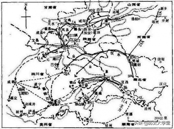侵華日軍曾三次制定奪取陝西，再由陝攻川的計劃，為何都沒實施呢