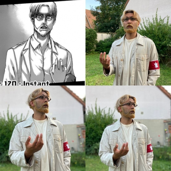 兵長看了都想砍！型男還原《巨人》吉克耶格爾名場面