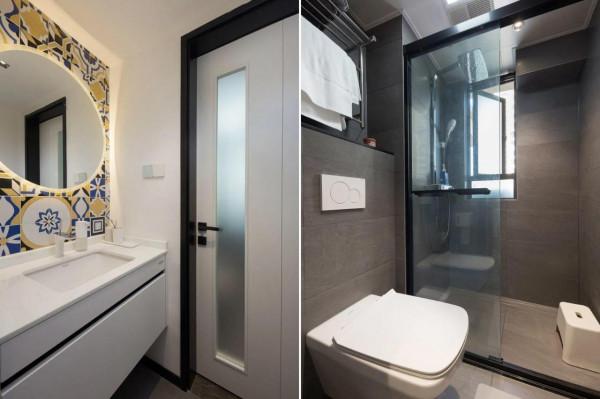 125㎡現代簡約風，黑白灰+木色，高階又大氣，進門就被迷住了