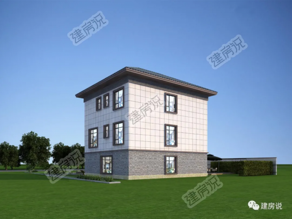 房子不求太大，這款121平的別墅就剛剛好，很溫馨