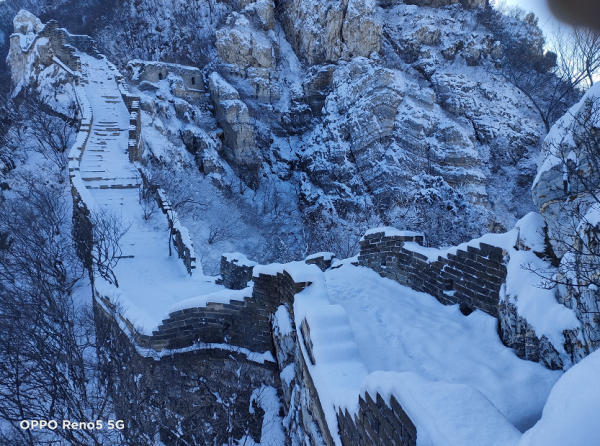 千里冰封，萬里&OpenCurlyDoubleQuote;雪龍&rdquo;！雪後箭扣長城美景來了