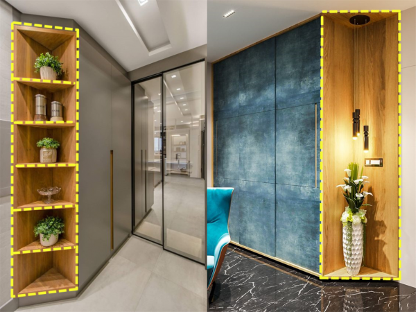 櫃子還用收口板收邊？試試以下這7種裝法，瞬間變身收納空間