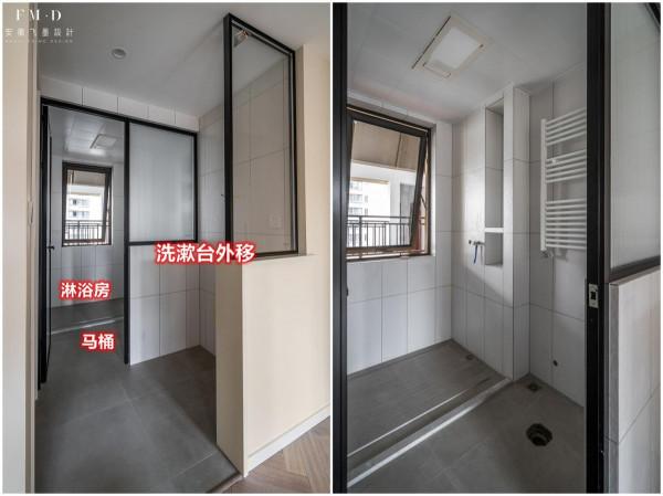 洗漱、馬桶、淋浴3分離,沒比這乾溼分離更到位了,成本高我也認 洗漱、馬桶、淋浴3分離,沒比這乾溼分離更到位了,成本高我也認