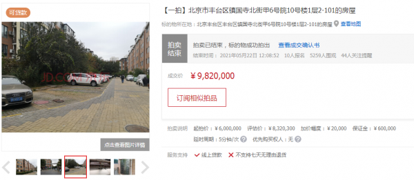 10.28北京法拍房:“悔拍後再上拍,再次高價成交” 10.28北京法拍房:“悔拍後再上拍,再次高價成交”