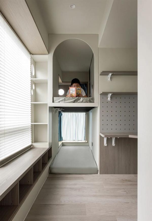 67㎡你敢信？一室改兩室，一家四口，極致敞亮，四分離衛浴