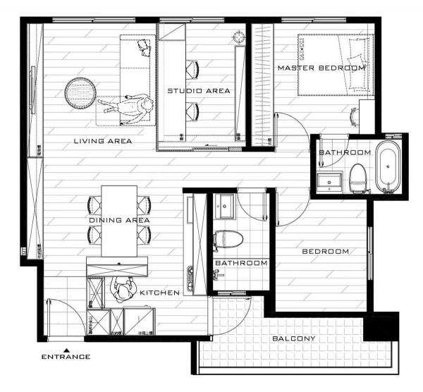要是再裝修，我一定像她家裝成玻璃房，真的通透靈動，被驚豔到了