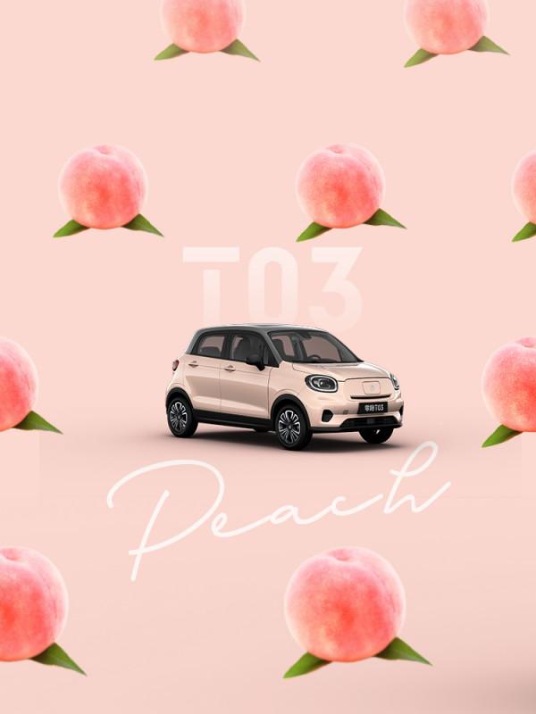 零跑T03流沙粉，冬日出遊元氣滿滿