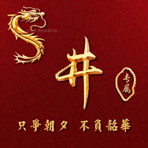 200張正能量姓氏頭像，張張精品，只爭朝夕 不負韶華