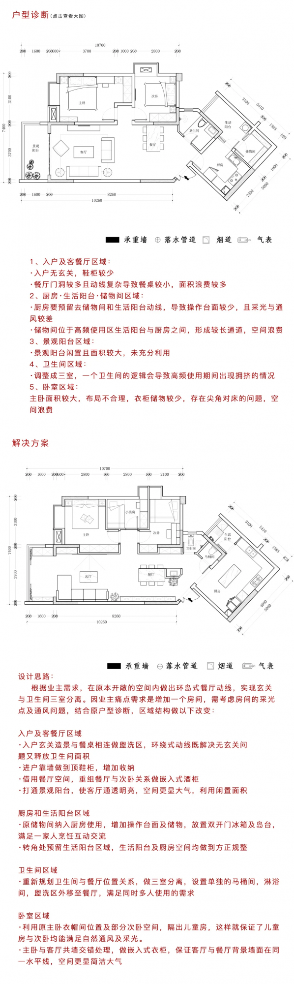 86㎡丨2房變3房後也有別墅般超大廚房，大平層既視感