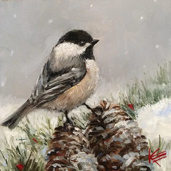 可愛的小鳥，被你萌到了