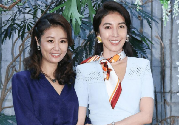 林心如在楊謹華旁邊，身高不佔優勢，但氣場很強，對此你怎麼看？