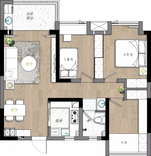 5套小三室案例拿去參考，小空間規劃到極致，有效提升居住舒適度