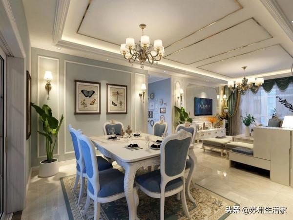 98㎡簡歐設計，還原生活的質感