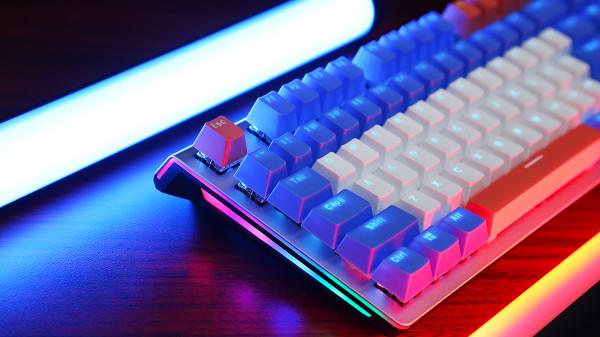雷柏V530防水背光遊戲機械鍵盤簡評：多配色，好效能