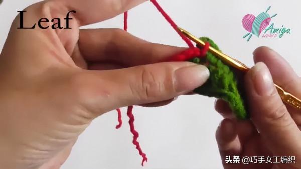 用零線就把蔬菜水果鉤得如此逼真，比新鮮的還要美