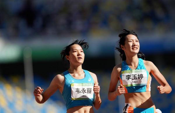 田徑——女子100米預賽賽況 田徑——女子100米預賽賽況